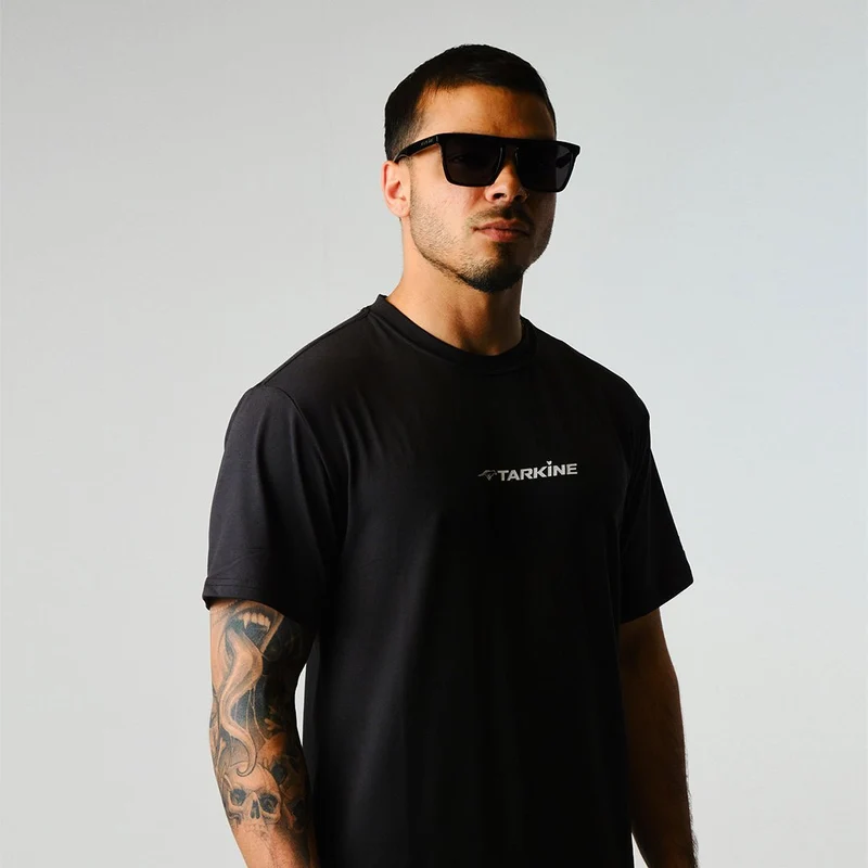 Men's Tarkine Ultra-Eco Run Tee (Black Original/Standard Thickness)