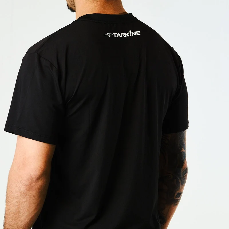 Men's Tarkine Ultra-Eco Run Tee (Run to Paradise Black/Thin)