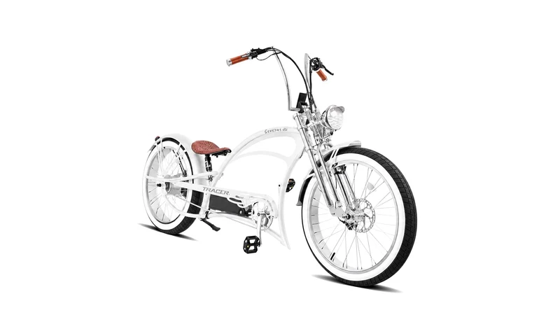 Severus DTS 800W Vintage Chopper Style Stretch Cruiser Ebike
