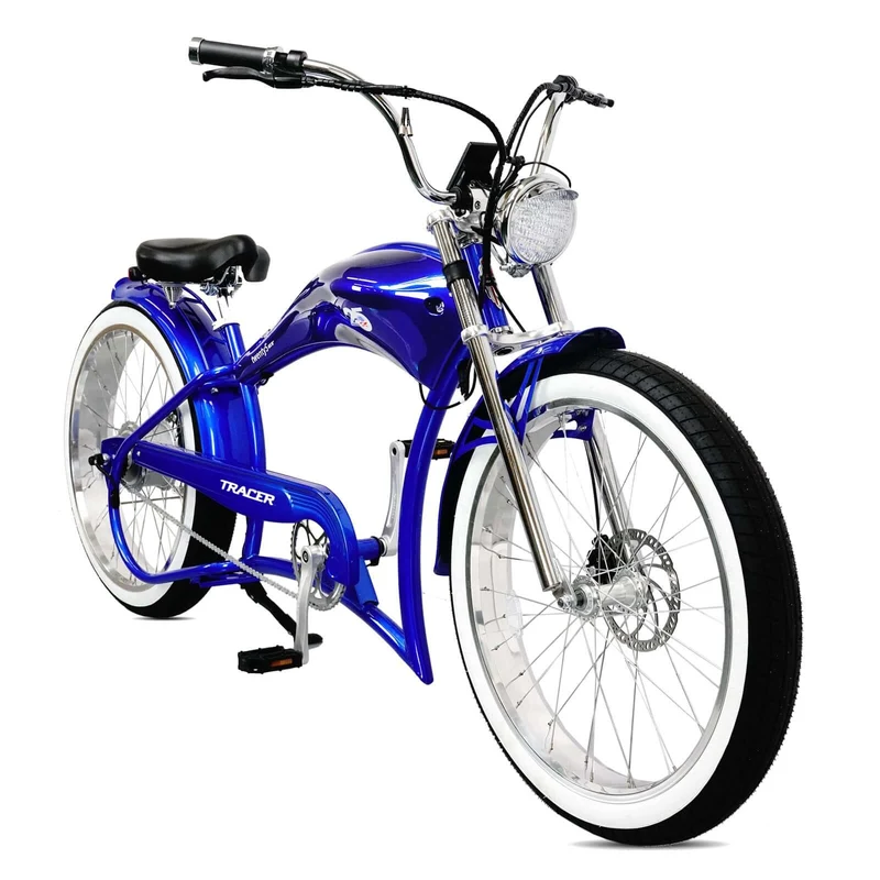 Twenty5 GT 500W 26" Motorcycle-Style Stretch Chopper E-Bike
