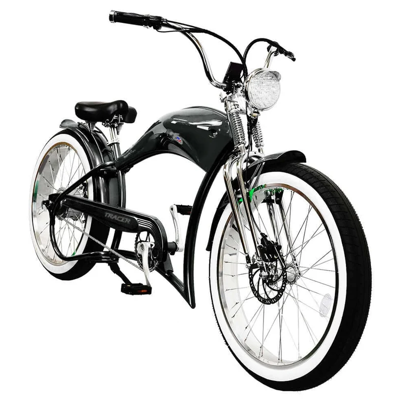 Twenty5 DS 500W 26" Motorcycle-Style Stretch Chopper E-Bike