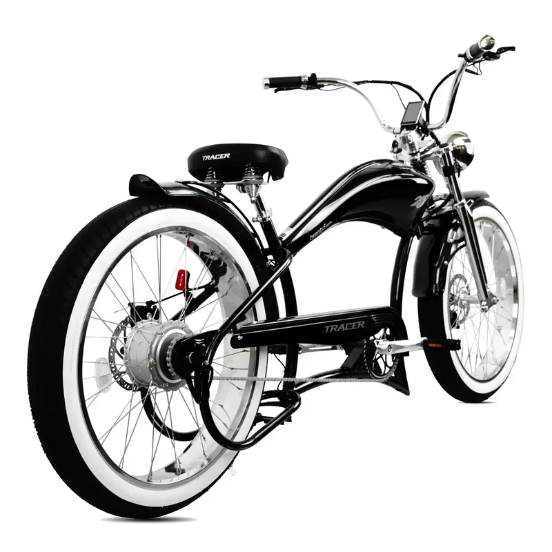Twenty5 GTS 500W 26" Motorcycle-Style Stretch Chopper E-Bike