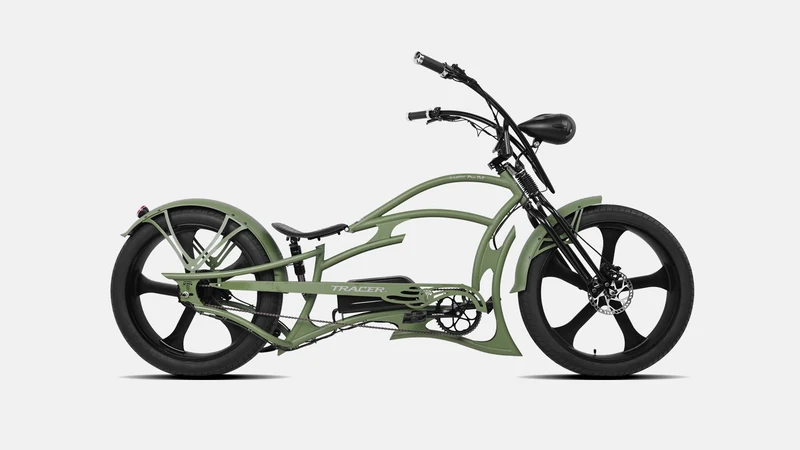 Raptor Pro DS 800W Stretch Cruiser Ebike