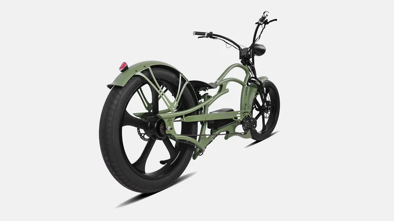 Raptor Pro DS 800W Stretch Cruiser Ebike