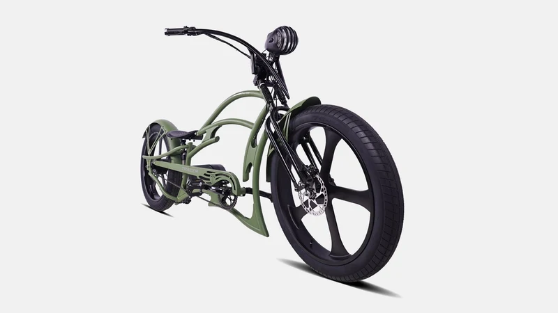 Raptor Pro DS 800W Stretch Cruiser Ebike