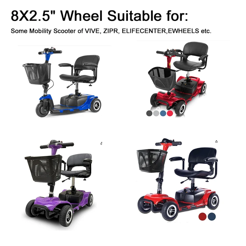 New Original Rear Wheels Tires fits MS31 Mobility Scooter