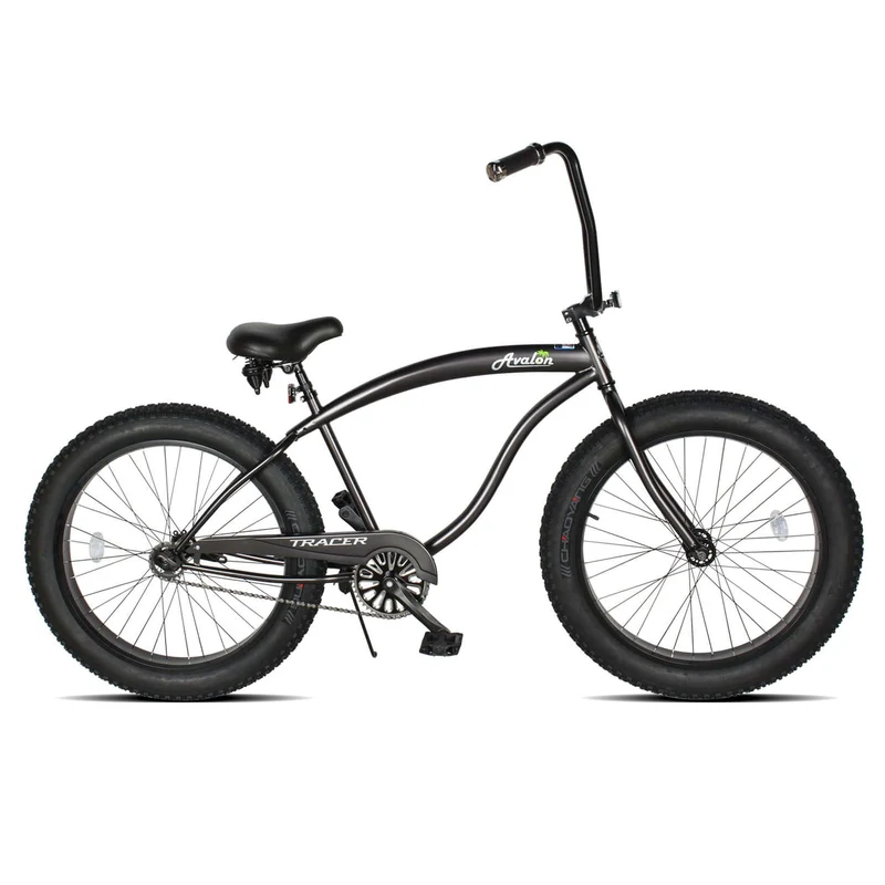 Tracer Avalon GT 26'' Fat Tire Stretch Beach Cruiser Bike 1-Speed/7-Speed
