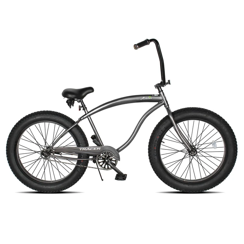 Tracer Avalon GT 26'' Fat Tire Stretch Beach Cruiser Bike 1-Speed/7-Speed
