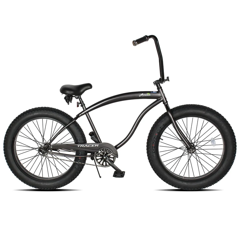 Tracer Avalon GT 26'' Fat Tire Stretch Beach Cruiser Bike 1-Speed/7-Speed