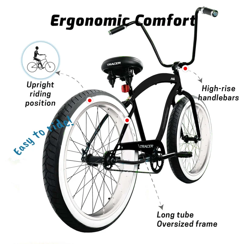 Tracer Avalon 26" Beach Cruiser Bike