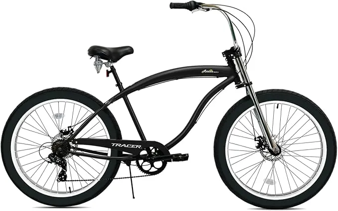 Tracer Avalon GT 29'' Fat Tire stretch Beach Cruiser Bike 1-Speed/7-Speed