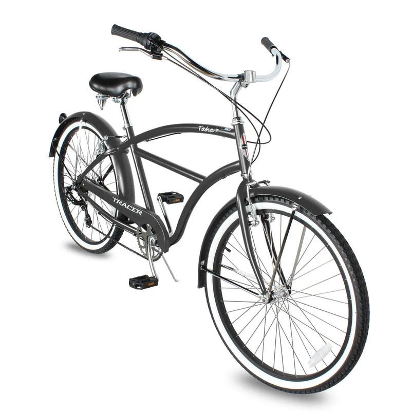 Tracer TAHA 26" Beach Cruiser Bikes 1 & 7 Speed for Men