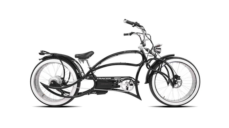 Tracer Beyond Pro 1000W 26" Classic Stretch Chopper Style EBike