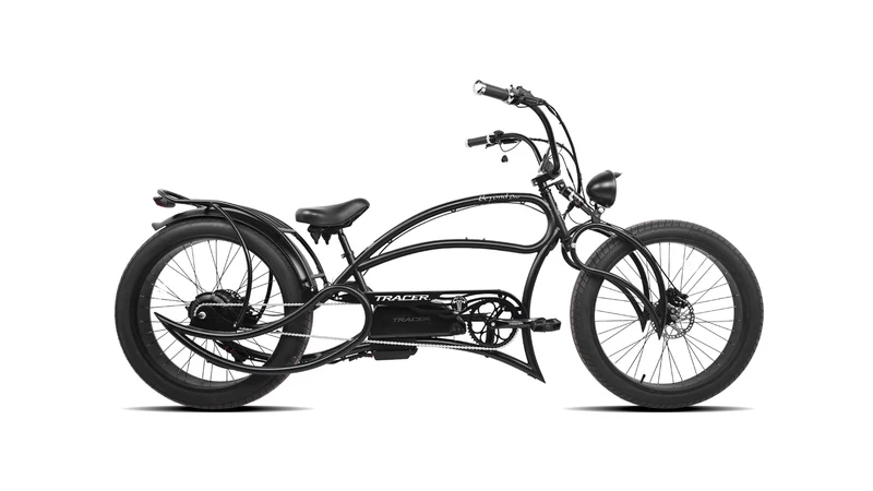 Tracer Beyond Pro 1000W 26" Classic Stretch Chopper Style EBike