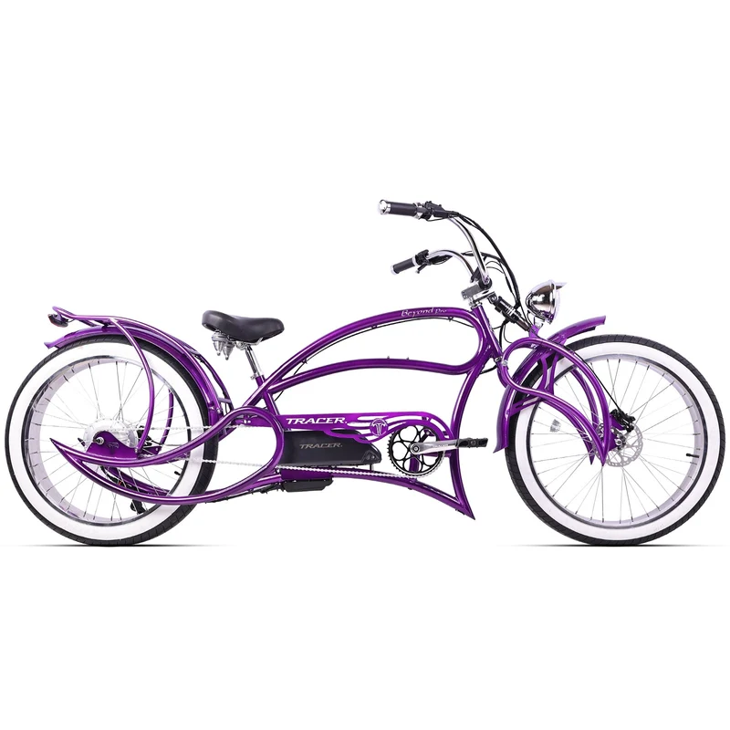 Tracer Beyond Pro 1000W 26" Classic Stretch Chopper Style EBike