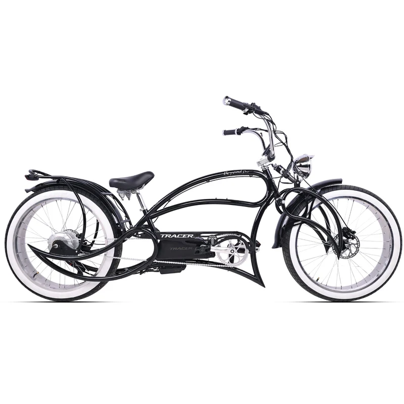 Tracer Beyond Pro 1000W 26" Classic Stretch Chopper Style EBike