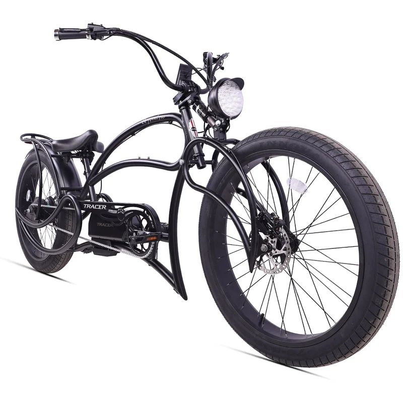 Tracer Beyond Pro 1000W 26" Classic Stretch Chopper Style EBike