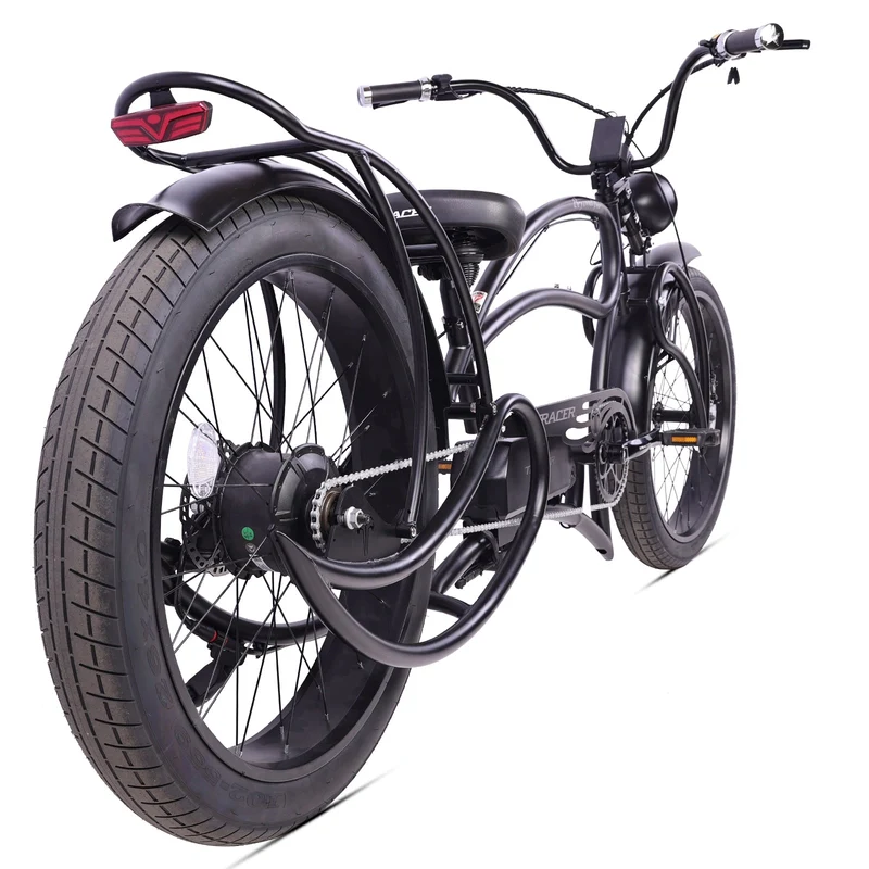 Tracer Beyond Pro 1000W 26" Classic Stretch Chopper Style EBike