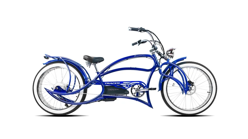 Tracer Beyond Pro 1000W 26" Classic Stretch Chopper Style EBike