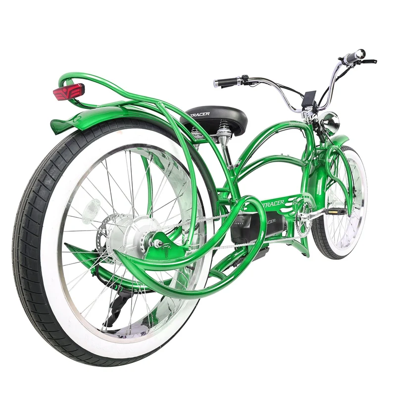 Tracer Beyond Pro 1000W 26" Classic Stretch Chopper Style EBike