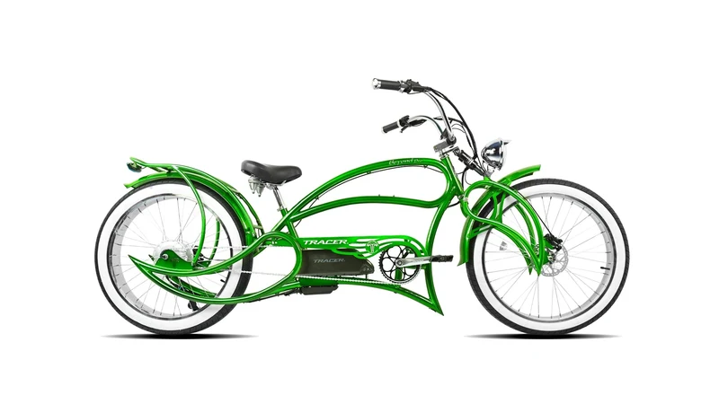 Tracer Beyond Pro 1000W 26" Classic Stretch Chopper Style EBike