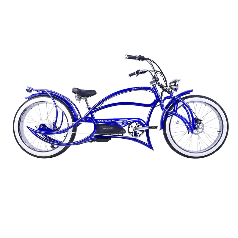Tracer Beyond Pro 1000W 26" Classic Stretch Chopper Style EBike