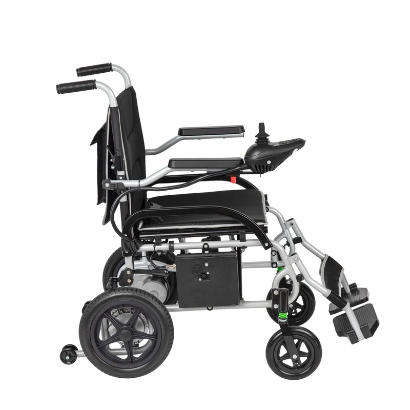 Elifecenter Electric Wheelchair Lightweight Foldable for Adults Seniors, Total Weights 37.5lbs,Weight Capacity 265lbs with Dual Motor Wheelchairs…