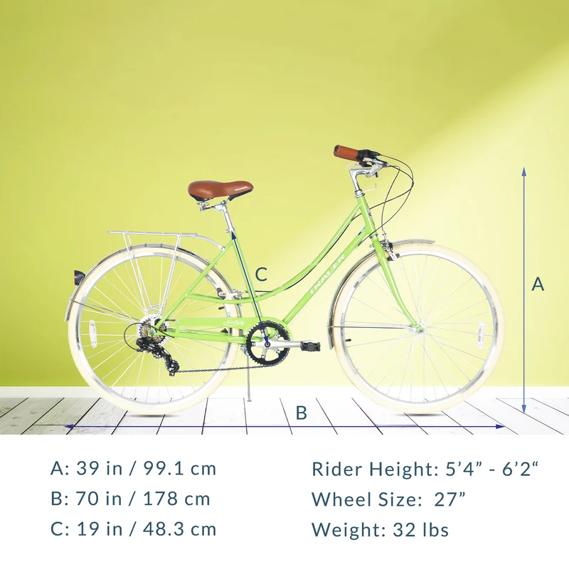 Tracer Kelly 700C Hybrid City Urban Bikes 7 Speed