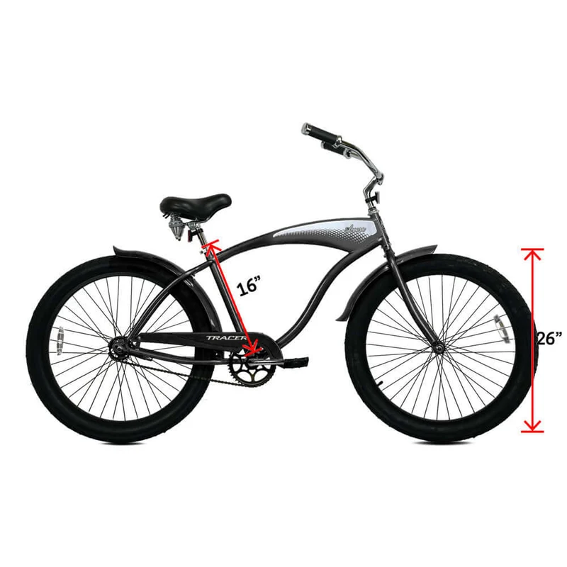 Tracer AVERA-M 26" Beach Cruiser Bikes Single Speed for Men