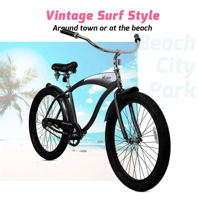 Tracer AVERA-M 26" Beach Cruiser Bikes Single Speed for Men