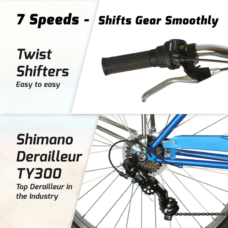 Tracer Napa Cruiser Bike 7 Speed for Men