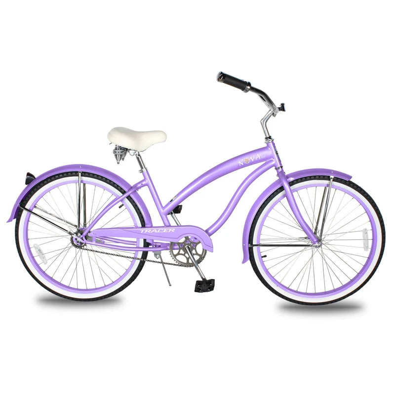 Tracer NOVA 26" Beach Cruiser Bike Single Speed for WOMEN