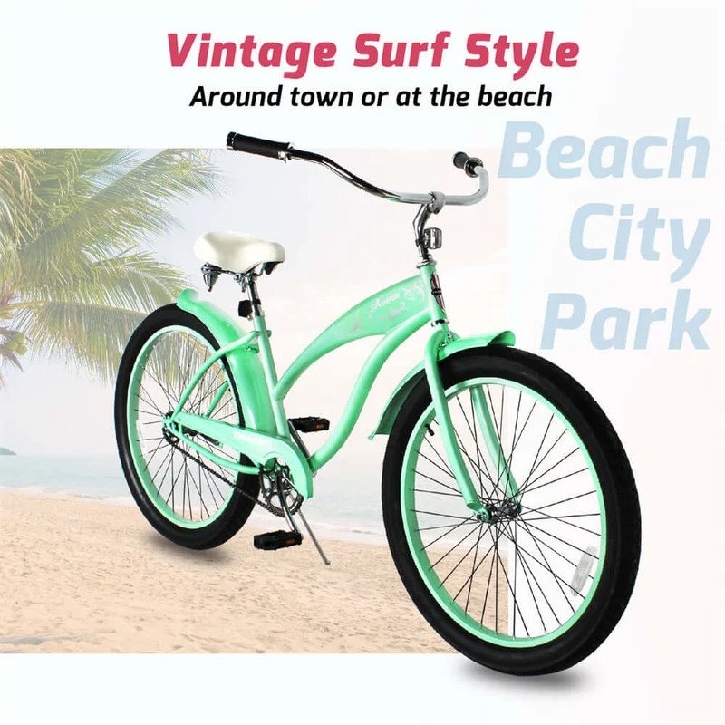 Tracer AVERA-F 26" Beach Cruiser Bike Single Speed for Women