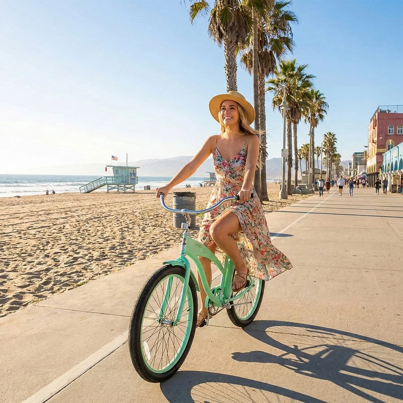 Tracer AVERA-F 26" Beach Cruiser Bike Single Speed for Women