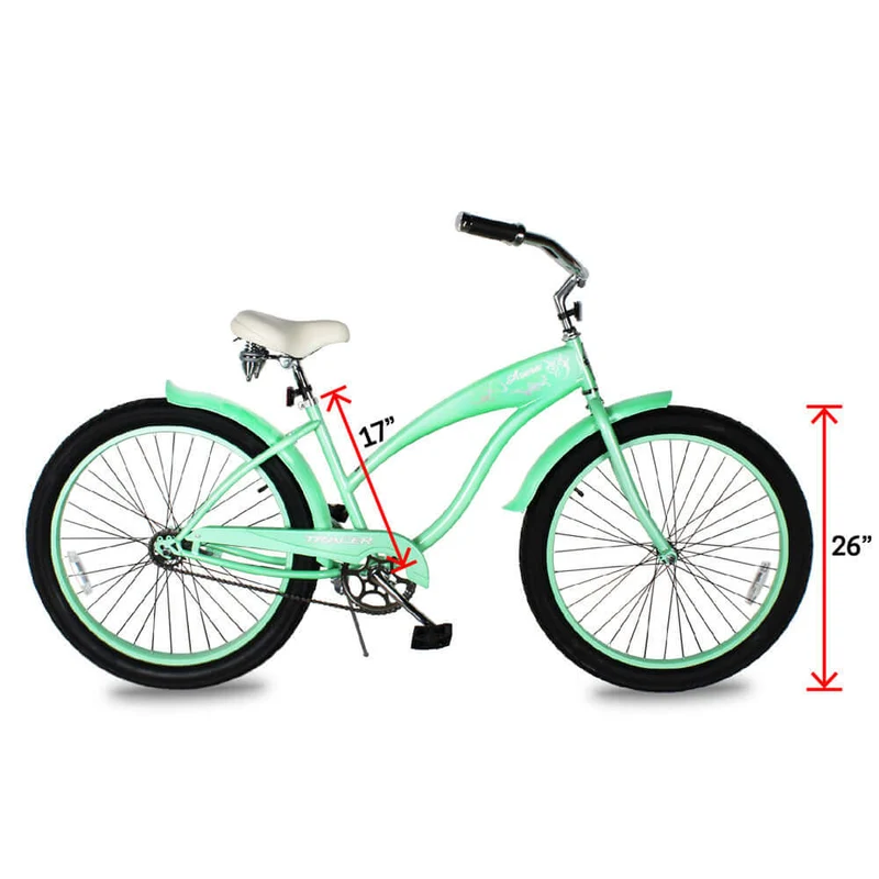 Tracer AVERA-F 26" Beach Cruiser Bike Single Speed for Women