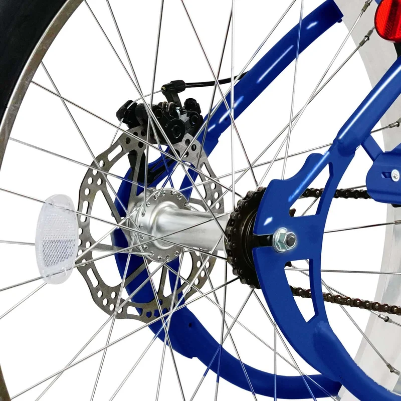 Tracer Santak GT 26" Chopper Stretch Cruiser Fat Tire Bike Single Speed