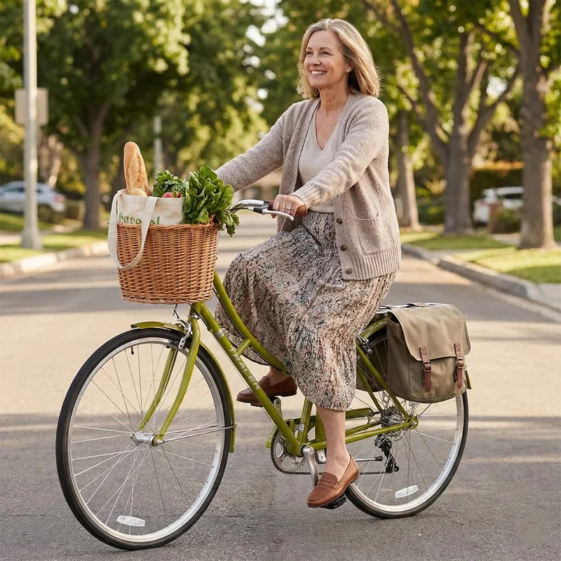 Tracer Osaka 700C 7 Speed Hybrid City Urban Bikes for WOMEN
