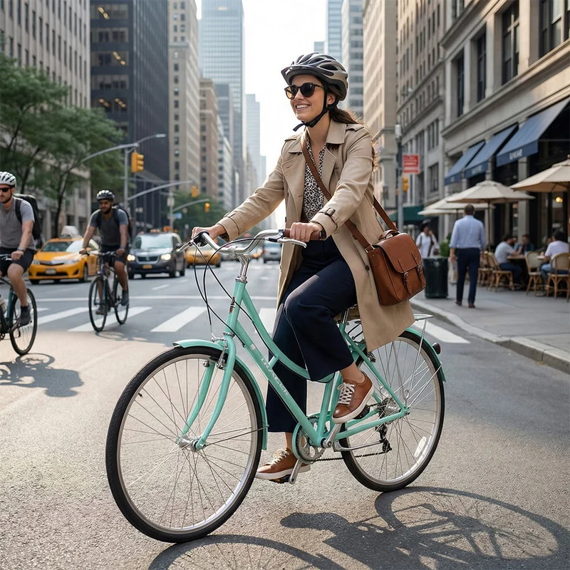 Tracer Osaka 700C 7 Speed Hybrid City Urban Bikes for WOMEN