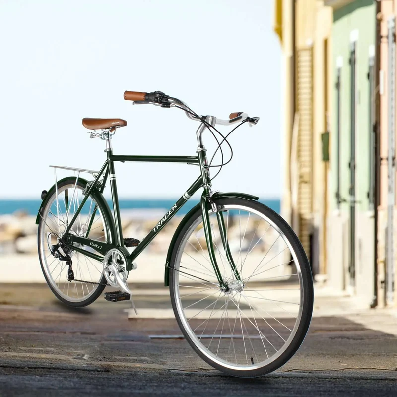 Tracer Osaka 700C 7 Speed Hybrid City Urban Bikes for MEN