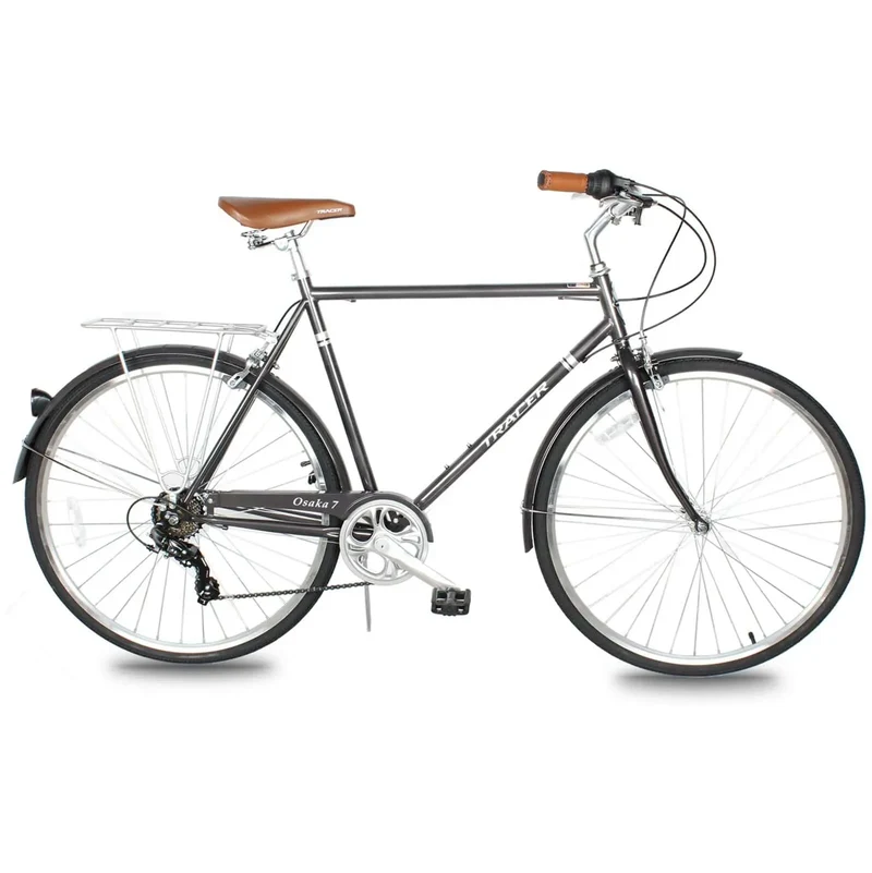 Tracer Osaka 700C 7 Speed Hybrid City Urban Bikes for MEN