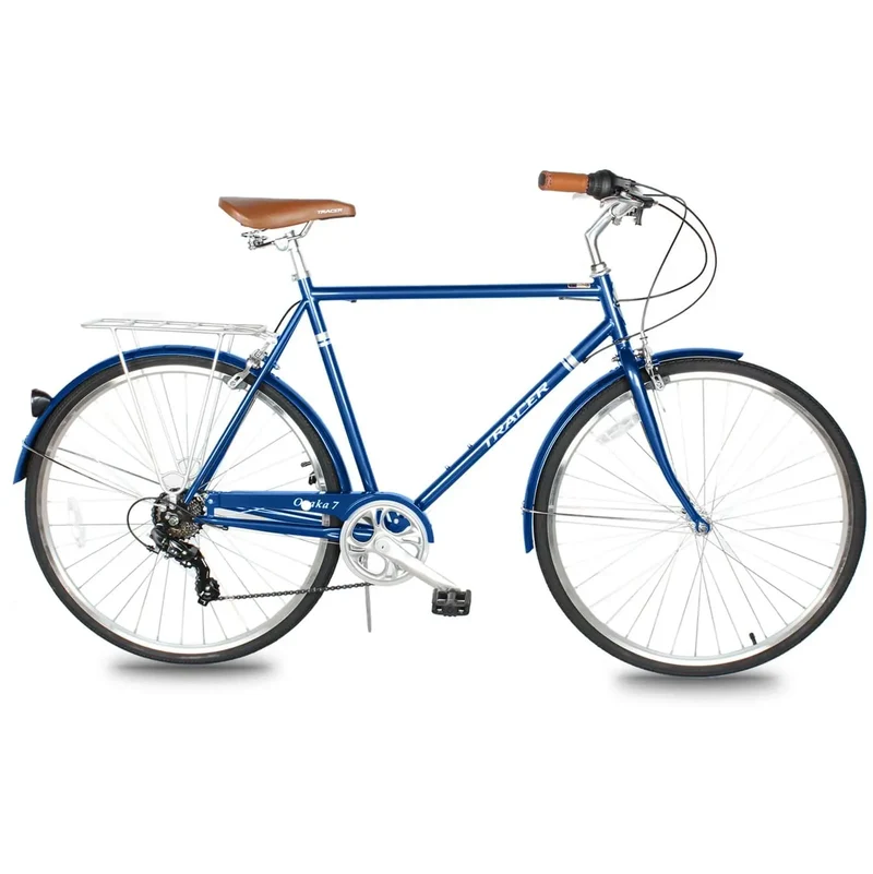 Tracer Osaka 700C 7 Speed Hybrid City Urban Bikes for MEN