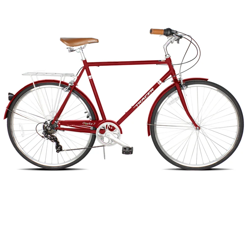 Tracer Osaka 700C 7 Speed Hybrid City Urban Bikes for MEN