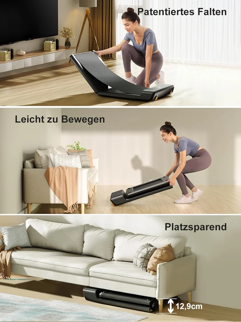 Kingsmith Klappbares Laufband: Für Büro & Zuhause mit LED‑Display & App