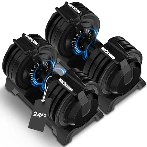 NEOLYMP Verstellbare Kurzhantel 2–40 kg mit Schnellverstellung, Einzelstück