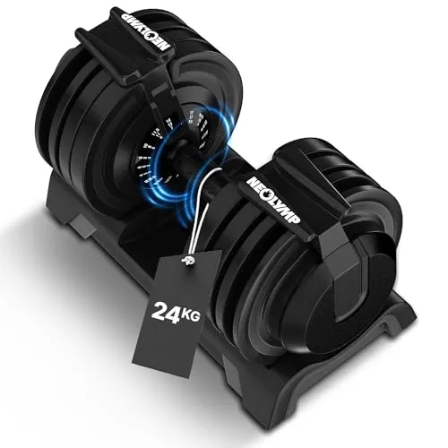 NEOLYMP Verstellbare Kurzhantel 2–40 kg mit Schnellverstellung, Einzelstück