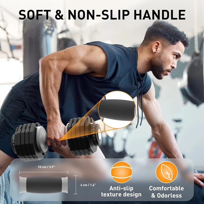 ATIVAFIT Verstellbare Kurzhantel: Für Damen & Herren, ideal fürs Heimtraining