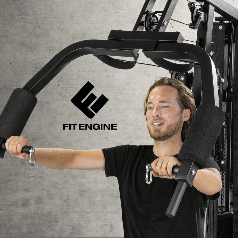 FitEngine Kraftstation: Komplettes Home Gym mit 67 kg Gewichten