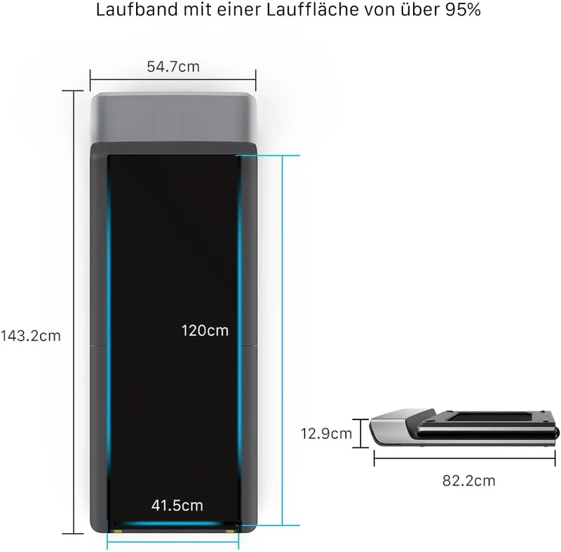 WALKINGPAD P1 Faltbares Laufband für Zuhause mit App & Fernbedienung