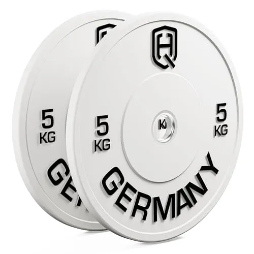HQ Germany Premium Bumper Plates: 50mm Hantelscheiben Set