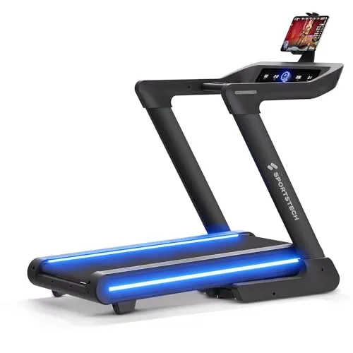 Sportstech sTread Pro/Lite: Klappbares Laufband mit 20 km/h, 17 % Steigung und 7 PS Motor